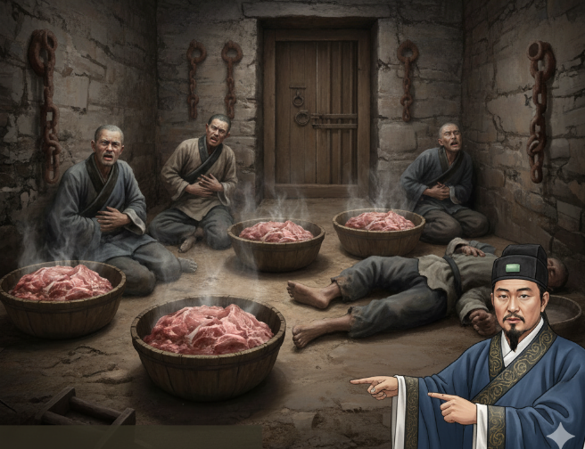 Qədim &Ccedil;in işgəncəsi  Əsirlərə 4 həftə yeməyə ancaq ət verirdilər