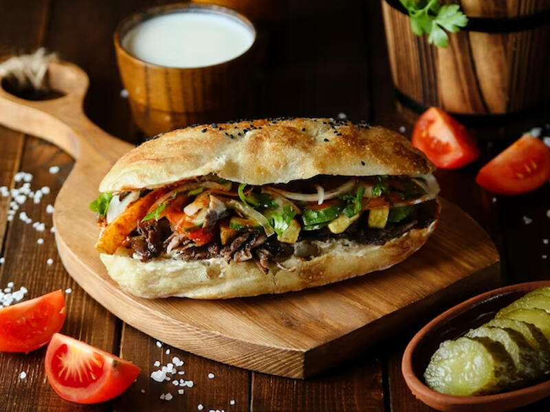 D&ouml;nərdən 7 nəfər zəhərləndi