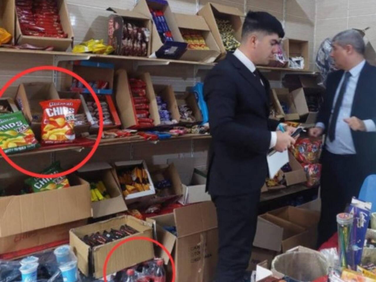 Bu məktəbin bufetində qadağan olunmuş məhsullar satılır