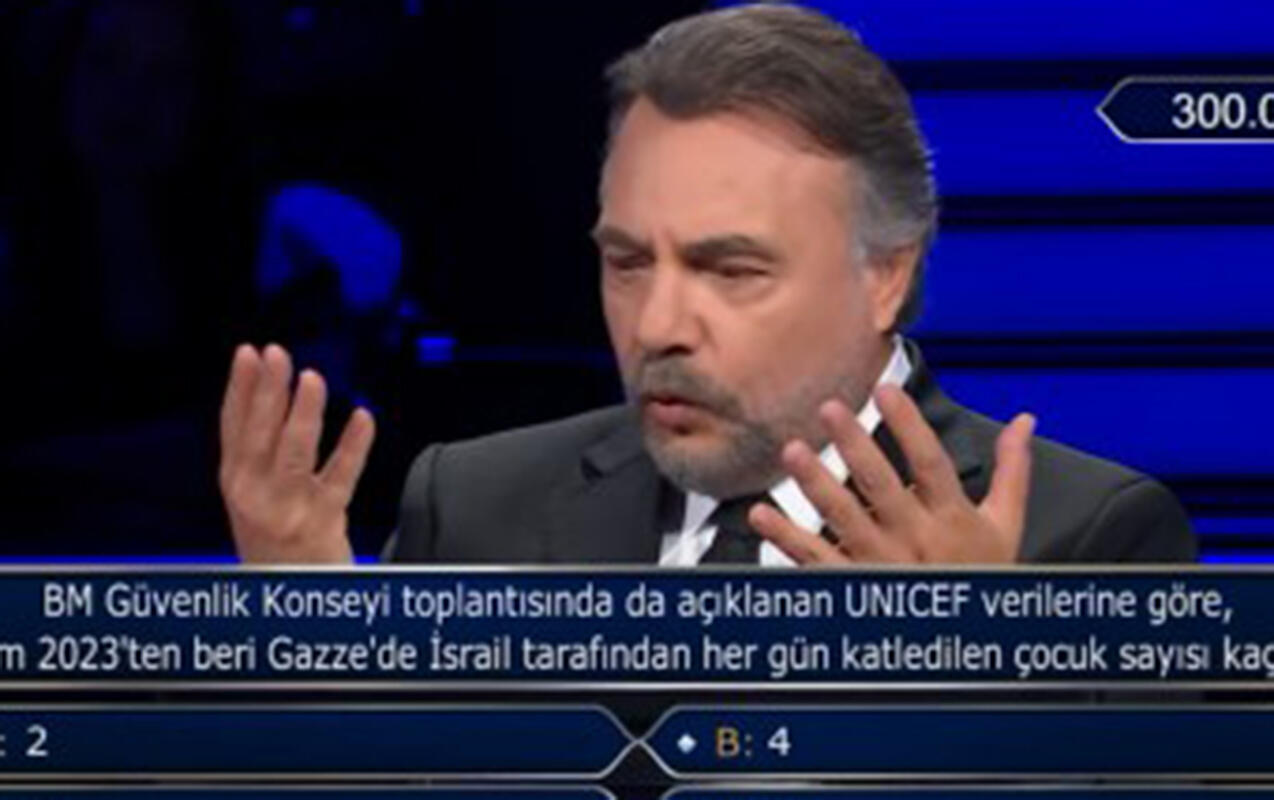 "Milyonçu"da Qəzza sualı – Aparıcının reaksiyası diqqət çəkdi