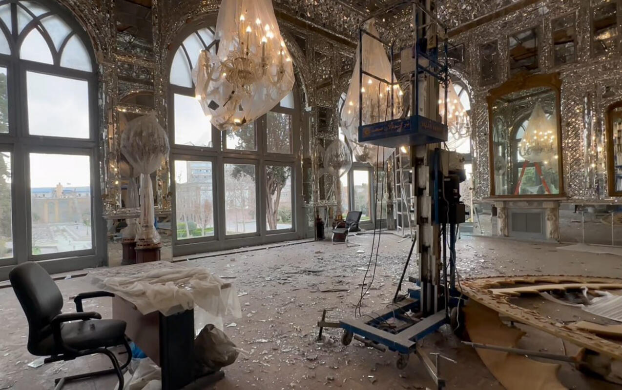 Səfəvilərin İranda tikdirdiyi "G&uuml;l&uuml;stan sarayı" zədələndi 