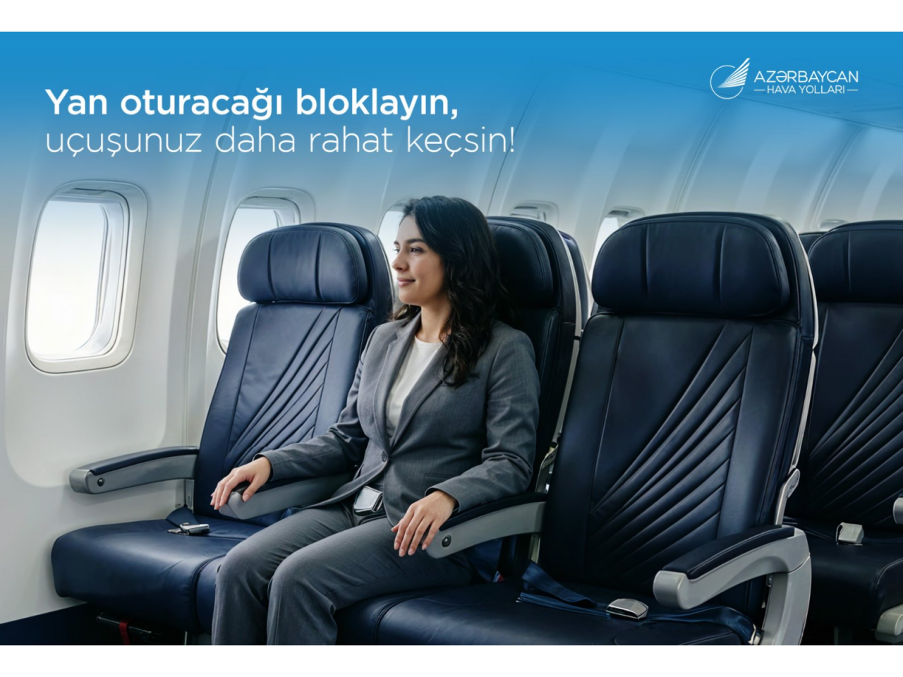 AZAL səyahət rahatlığını artırır: sərnişinlər artıq yan oturacağı əvvəlcədən bloklaya bilərlər