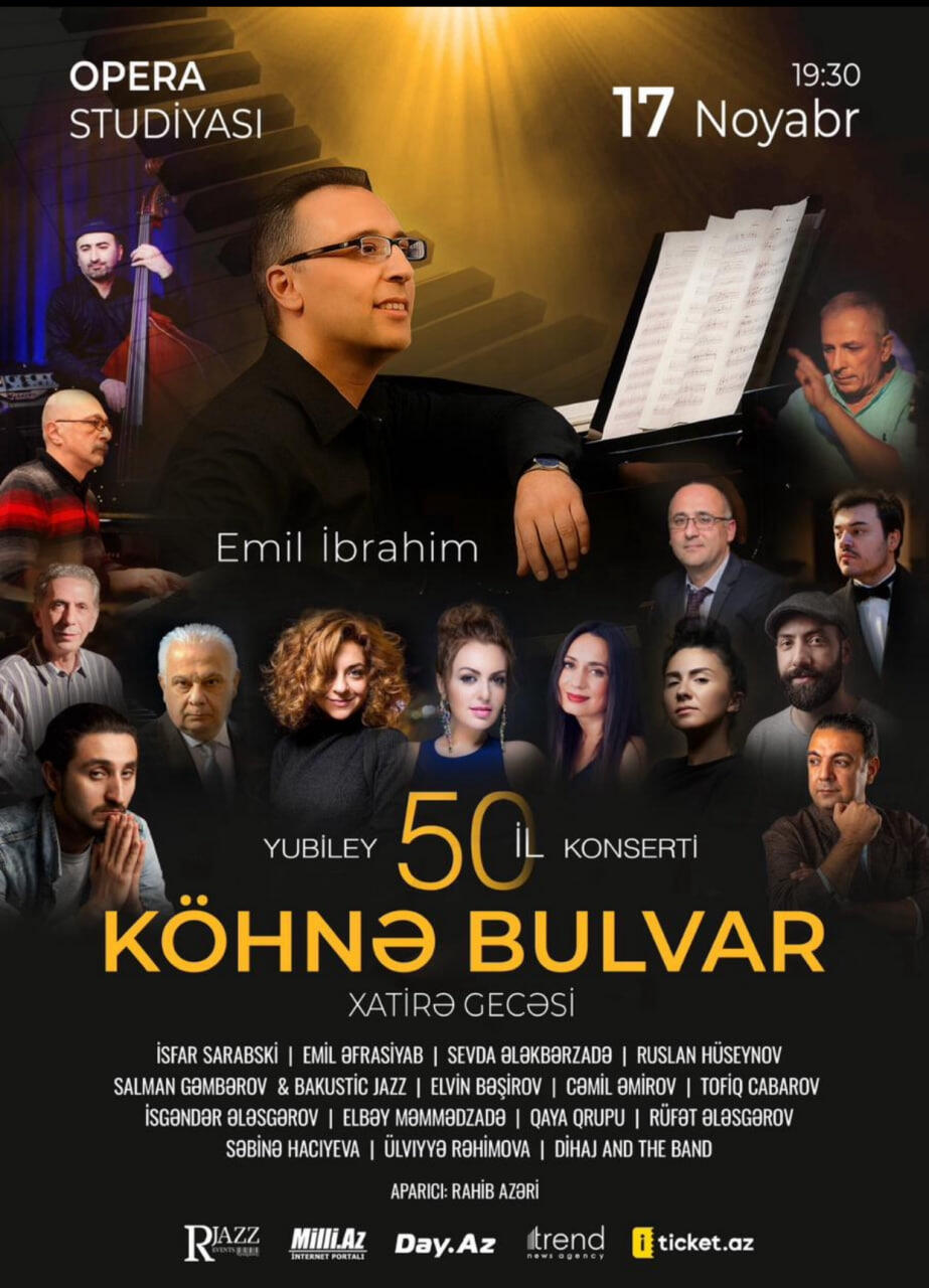 Emil İbrahimin 50 illik yubileyinə həsr olunmuş xatirə konserti keçiriləcək  VİDEO  FOTO