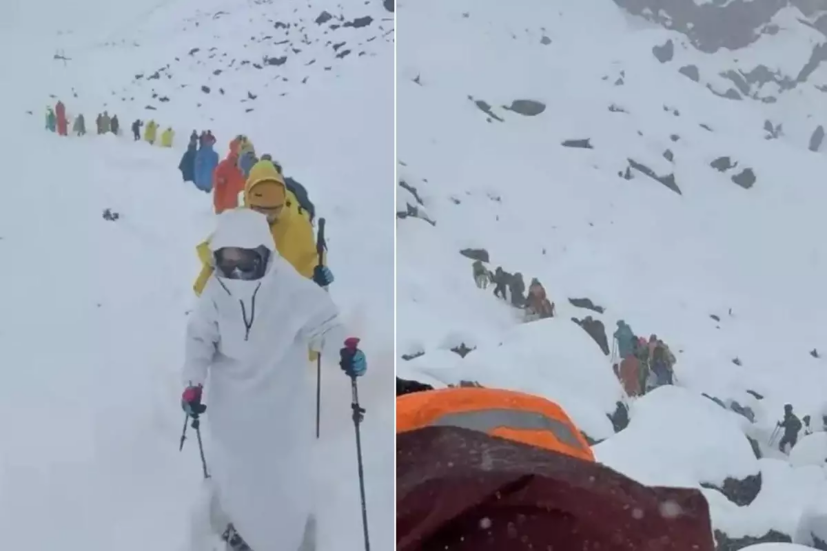 Everest dağında faciə  Minlərlə alpinist kömək gözləyir