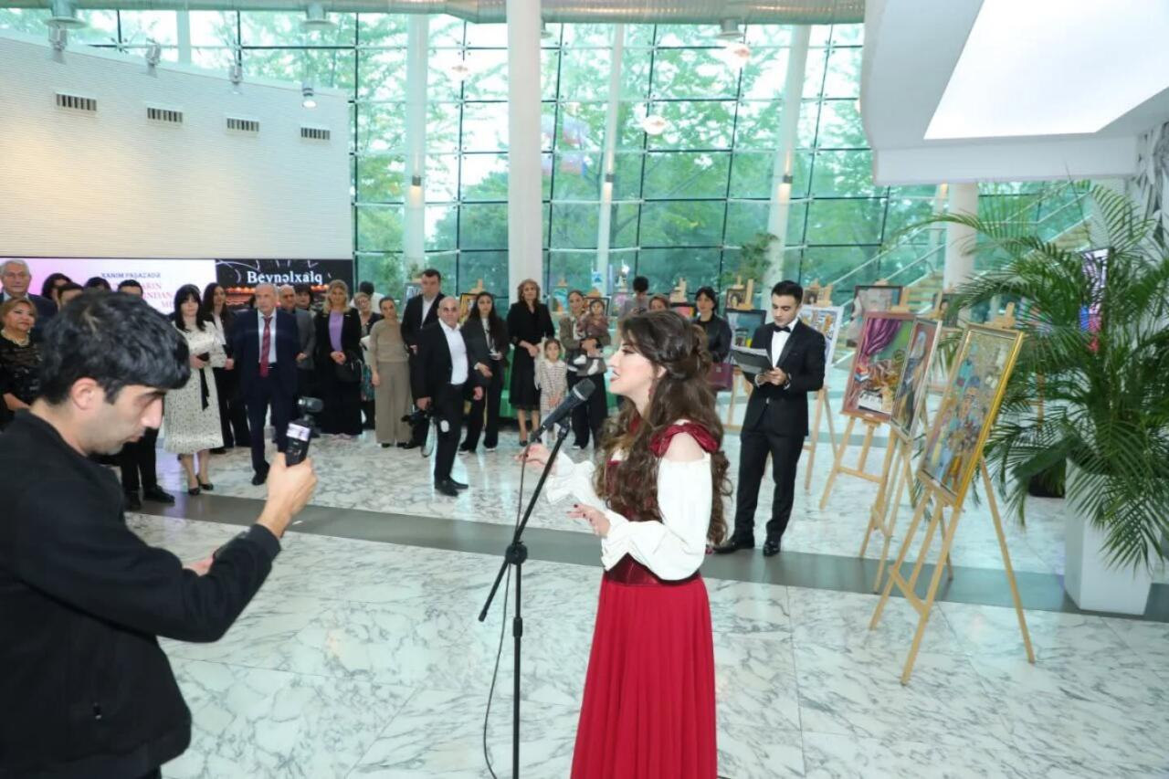 Xanım Paşazadənin &ldquo;Duyğuların palitrasından rəngli misralara&rdquo; adlı sərgikonserti təqdim olunub  FOTO