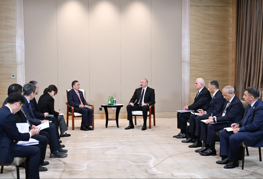 Prezident Tiencin şəhərində “CCCC” şirkətinin sədri ilə görüşüb  FOTO