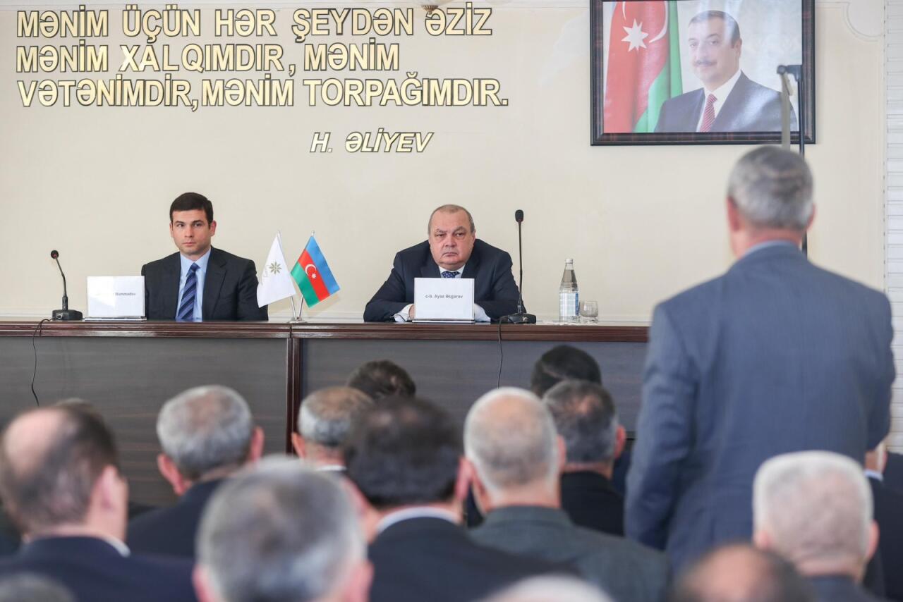 Yardımlı rayonunda sahibkarlarla g&ouml;r&uuml;ş ke&ccedil;irilib 