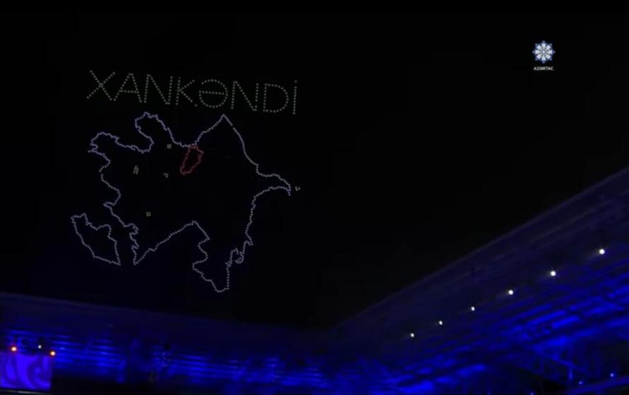 Gəncə səmasında q&uuml;rurverici anlar 