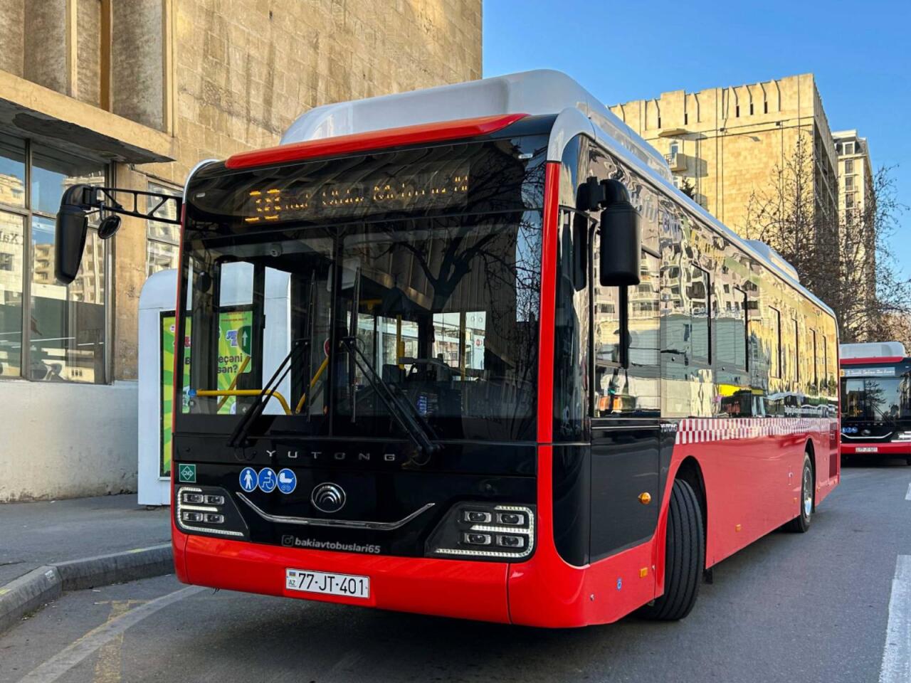 Daha bir avtobus yeniləndi  Gediş haqqı 60 qəpik olacaq