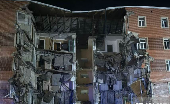 Azərbaycanda yaşayış binası &ccedil;&ouml;kd&uuml; 