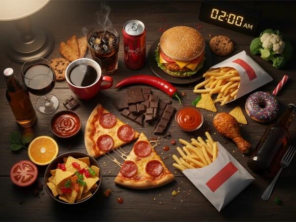 Yatmazdan əvvəl bu 5 qidanı əsla yeməyin  Refl&uuml;ks, yuxusuzluq və həzm problemləri