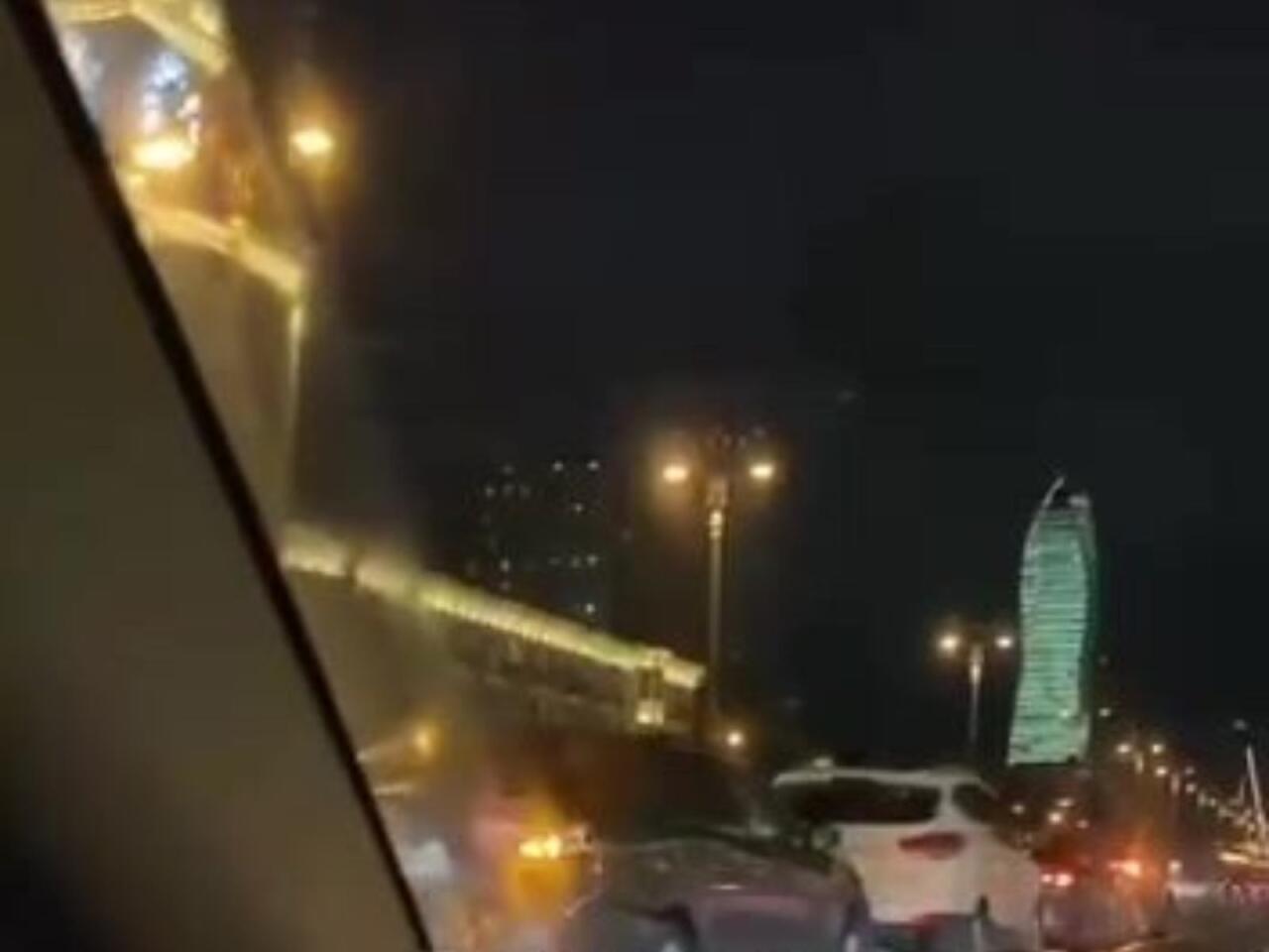 Heydər Əliyev prospektində zəncirvari qəza oldu  VİDEO