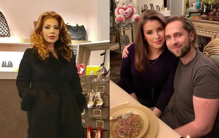 Rəşid Behbudovun nəvəsi həyat yoldaşı ilə 