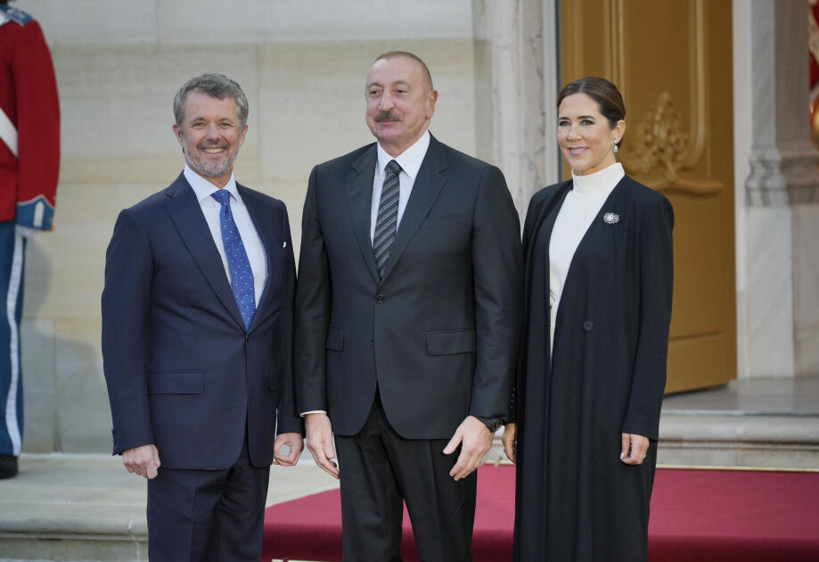 İlham Əliyev Kopenhagendə ziyafətdə iştirak edib 