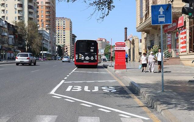 Bu küçədə mikromobillik zolağının təşkilinə başlanıldı