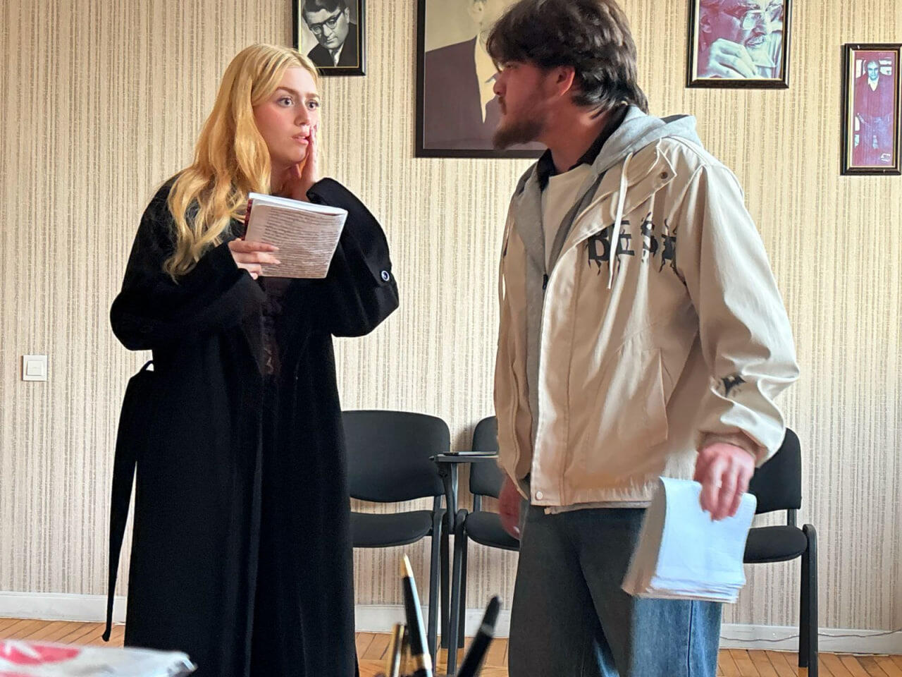 &ldquo;Ayı&rdquo; adlı tamaşanın məşqlərinə başlanılıb  FOTO