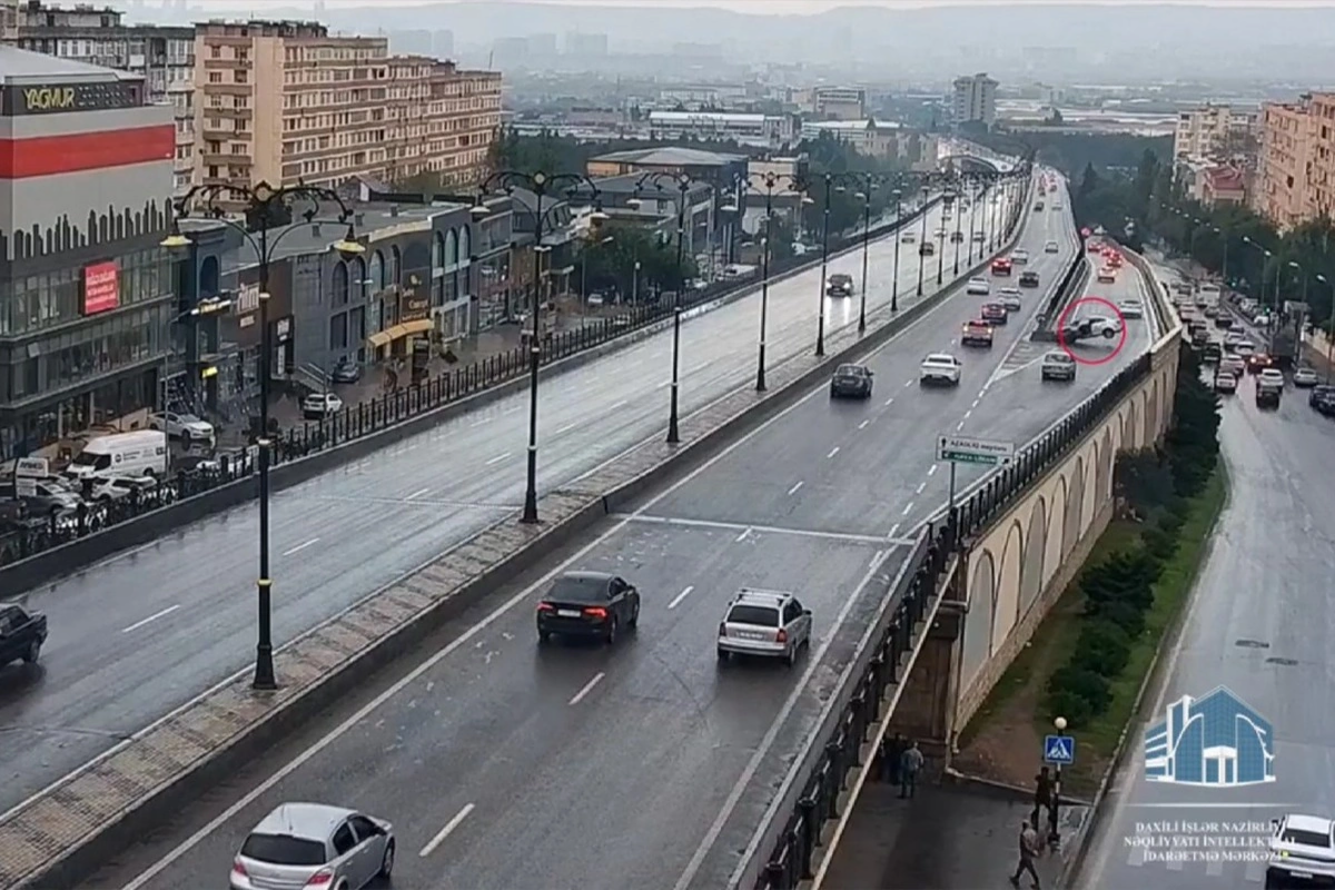 Bakıda &ouml;l&uuml;mlə nəticələnən dəhşətli qəzanın ANBAAN G&Ouml;R&Uuml;NT&Uuml;LƏRİ