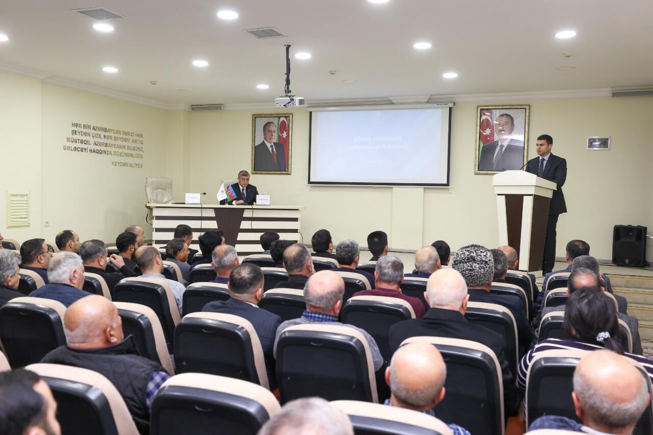 Sahibkarlarla n&ouml;vbəti g&ouml;r&uuml;ş Şirvan rayonunda ke&ccedil;irilib 