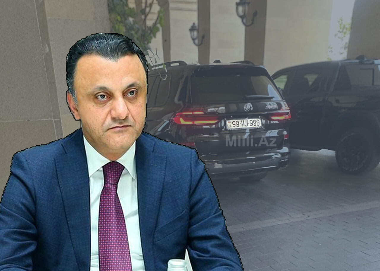 V&uuml;qar Qurbanov 300 minlik avtomobil s&uuml;r&uuml;rm&uuml;ş  N&ouml;mrəsi də x&uuml;susi se&ccedil;ilib  FOTO