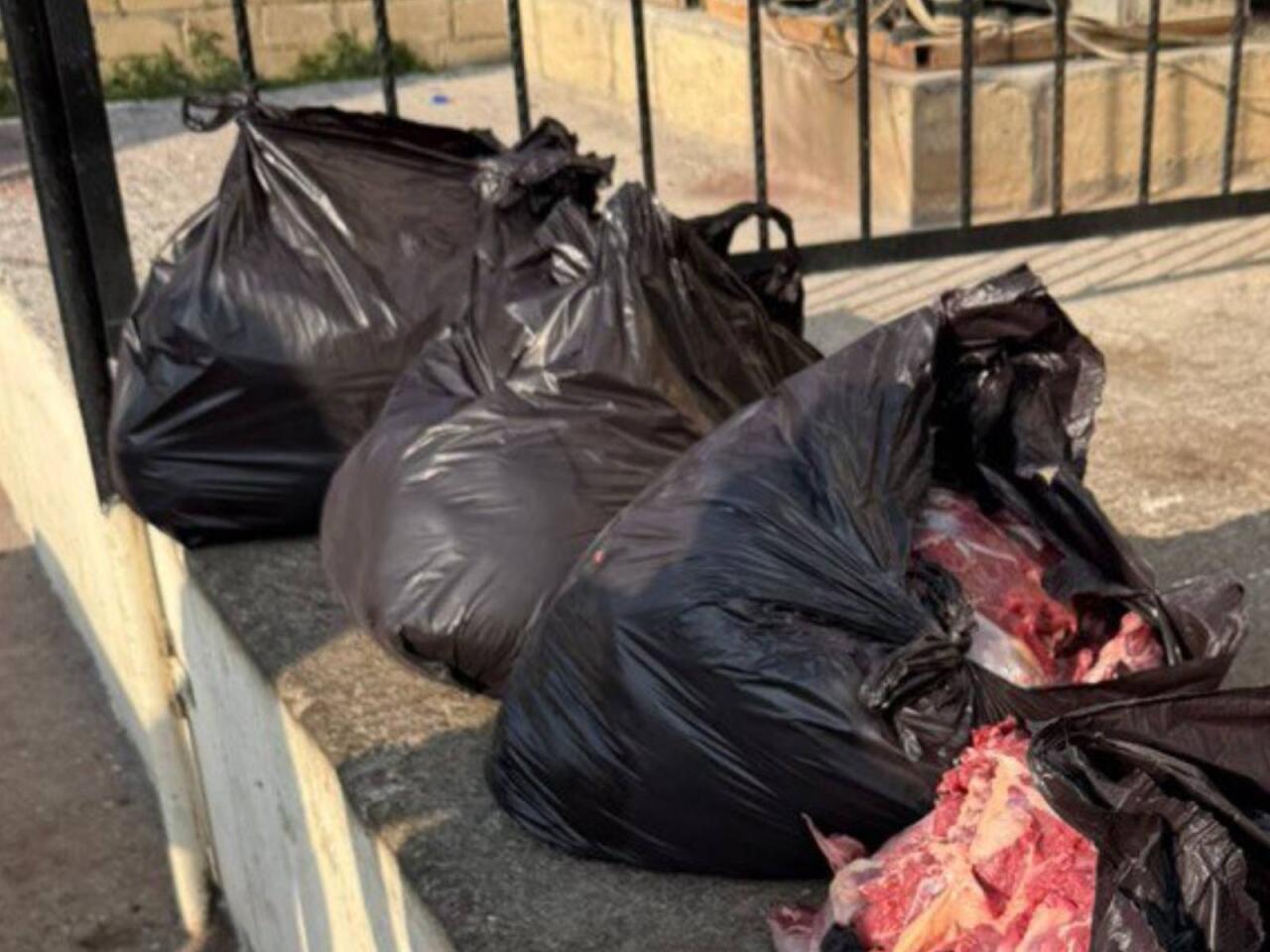 At ətini mal əti adı ilə Bakıda satmaq istədi  FOTO