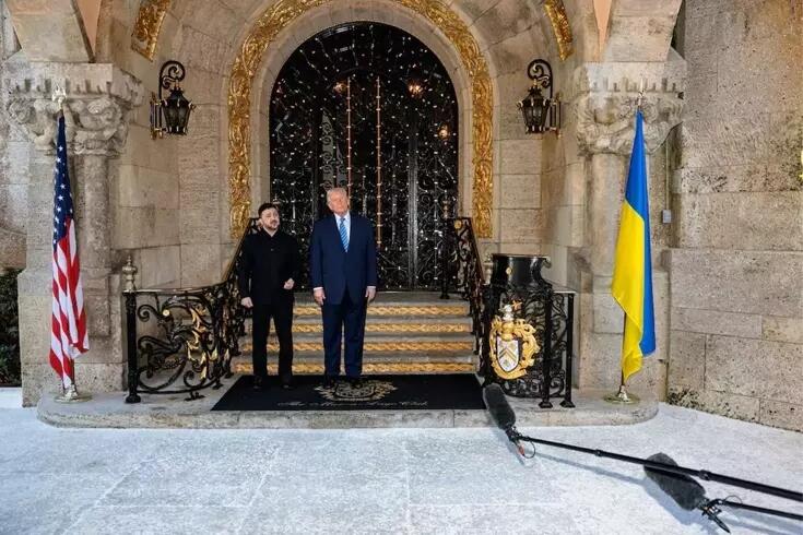 Tramp və Zelenski "MaraLaqo"da bir araya gəldi 