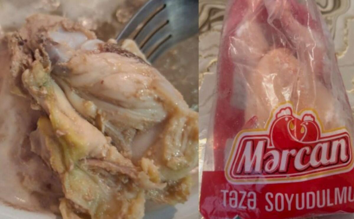Toyuq əti qaynayarkən yaşıllaşdı: &ldquo;Mərcan&rdquo; broylerlə bağlı iddia 