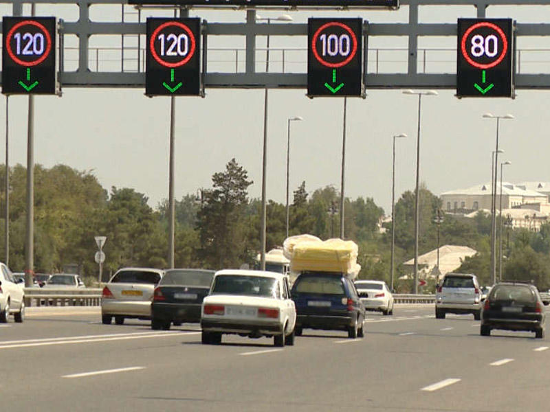 Mərdəkan şosesində s&uuml;rət həddi endirilib