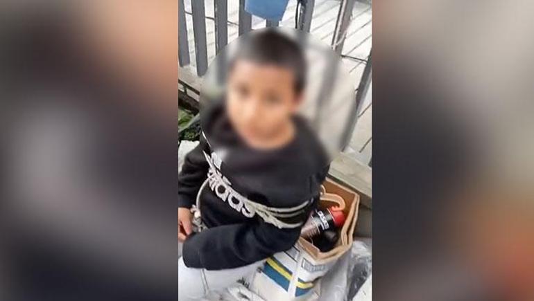9 yaşlı uşağı iplə bağlayıb VİDEOya &ccedil;əkdilər, cinayət işi a&ccedil;ıldı