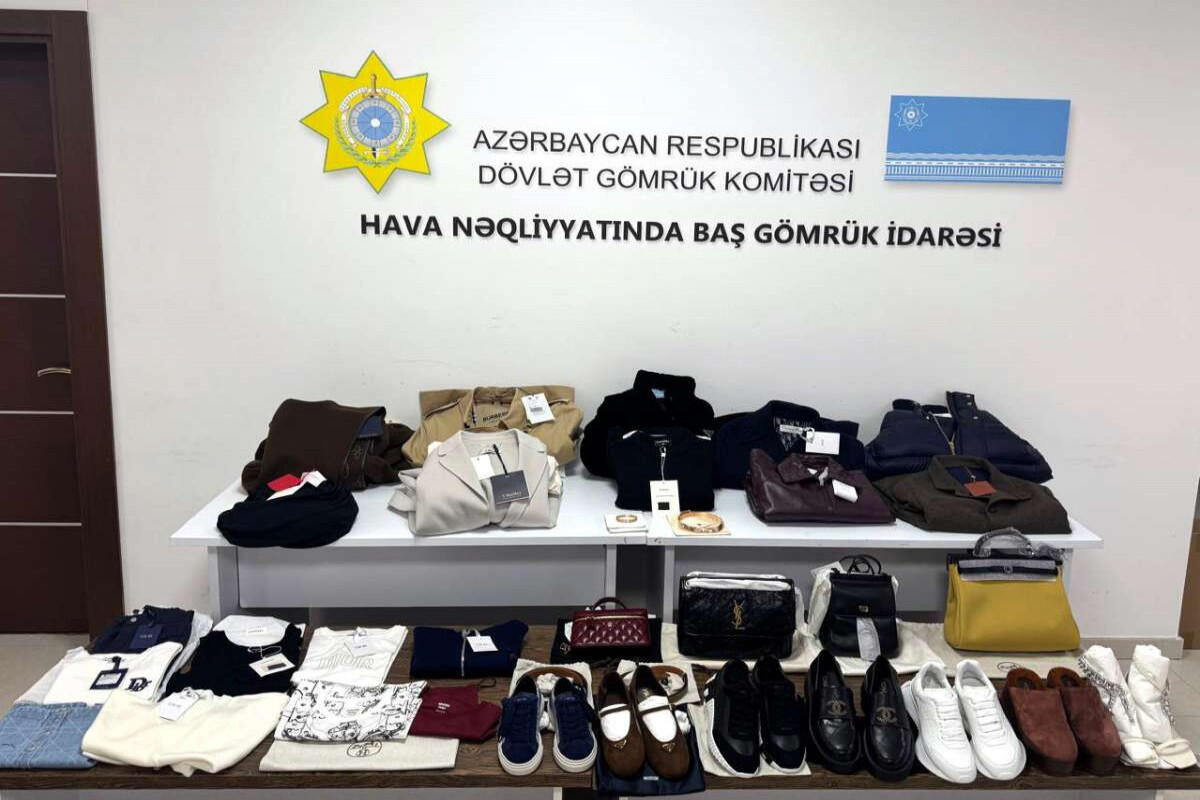 276 min manatlıq brend malların &ouml;lkəyə qanunsuz gətirilməsinin qarşısı alındı  FOTO