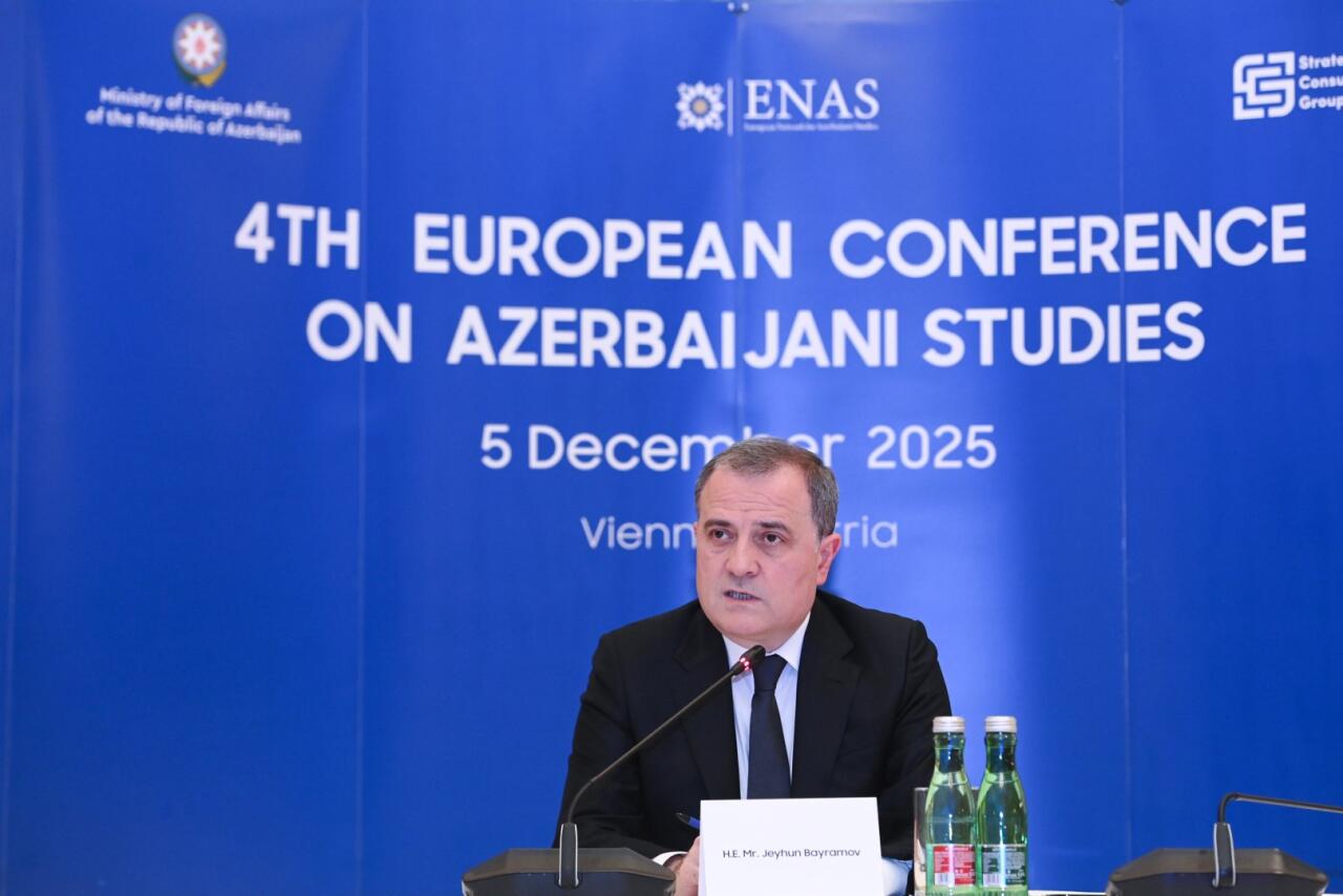 Ceyhun Bayramov Vyanada Konfransda &ccedil;ıxış edib 