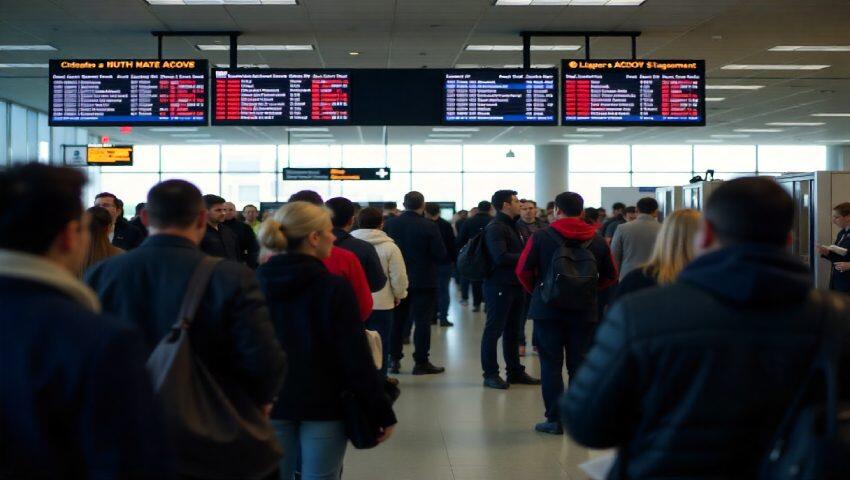 Minlərlə u&ccedil;uş təxirə salındı   ABŞda "aviasiya b&ouml;hranı"