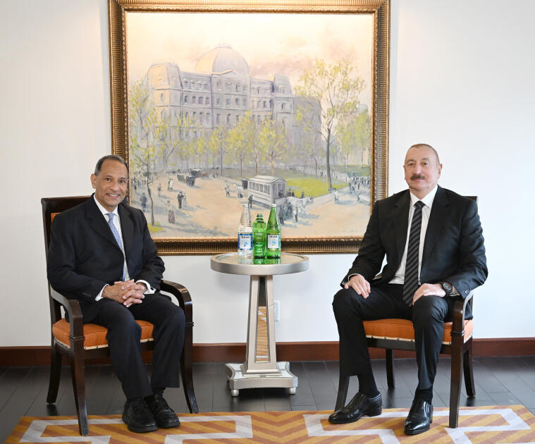 İlham Əliyev NyuYorkda ABŞ Ticarət Palatasının baş vitseprezidenti ilə g&ouml;r&uuml;ş&uuml;b 