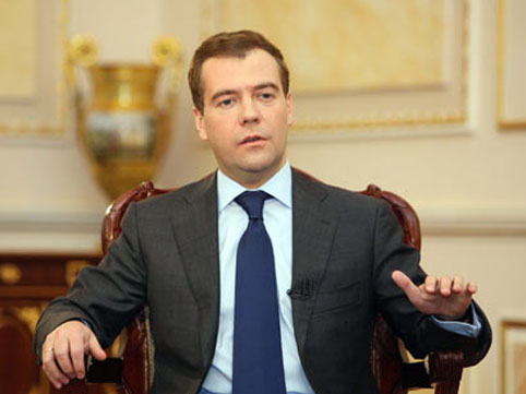 Medvedev Prezident İlham Əliyevə təbrik məktubu &uuml;nvanlayıb