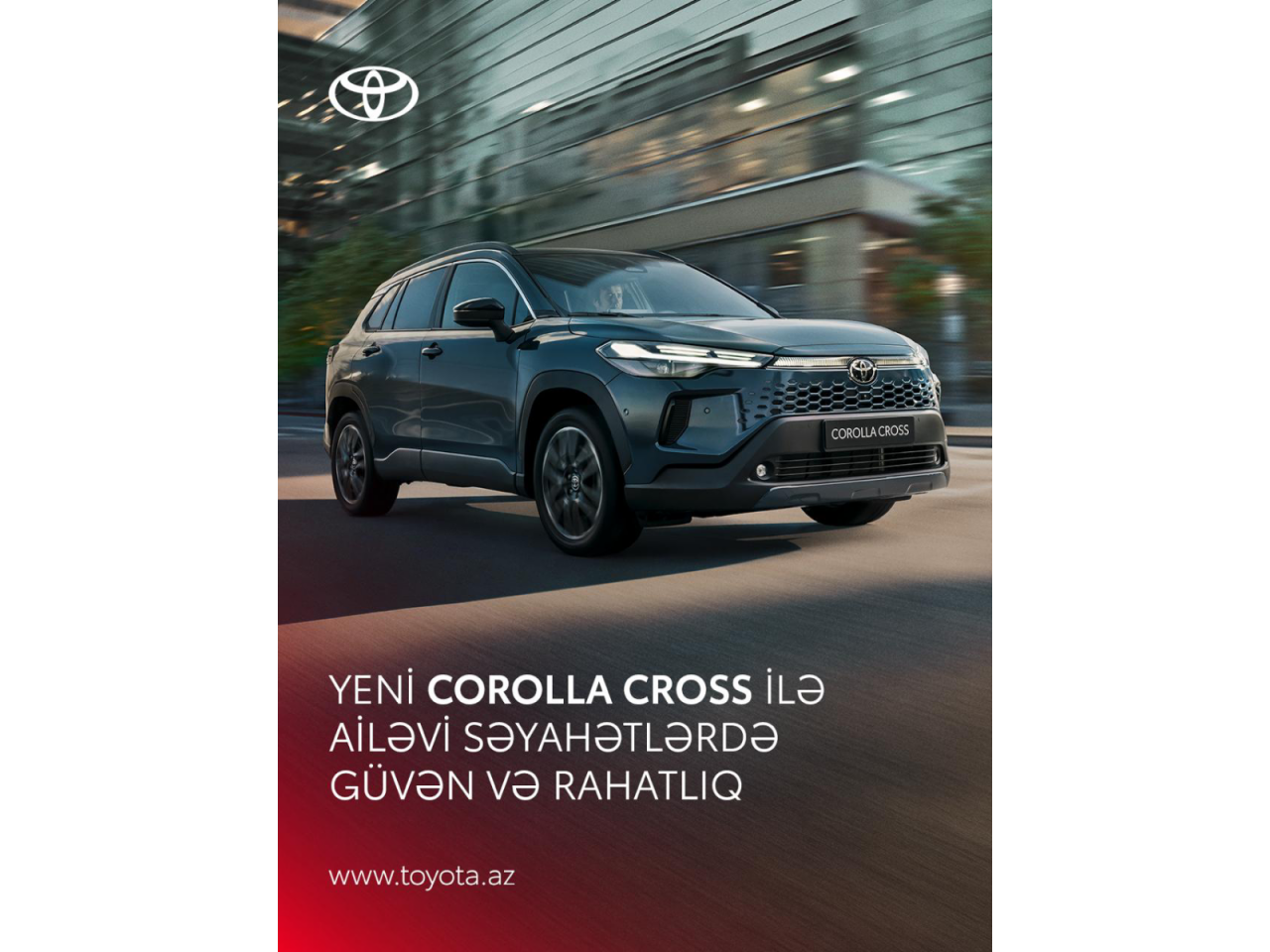Yeni "Corolla Cross" yenilənmiş SUV &uuml;slubu ilə qarşınızdadır