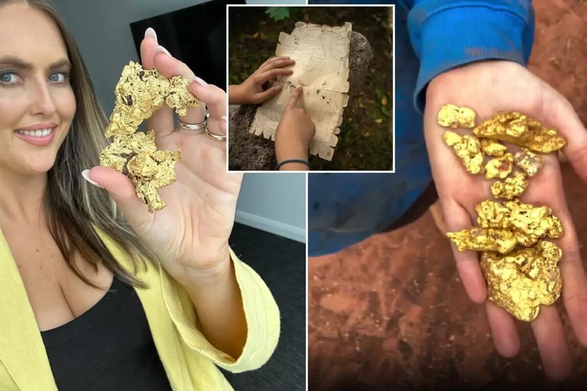Qazdığı hər yerdən külçəkülçə qızıl tapan qadın xəritəni paylaşdı 