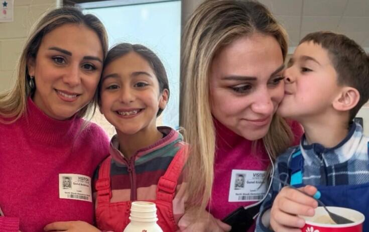 Amerikada yaşayan azərbaycanlı aparıcı &ouml;vladları ilə 