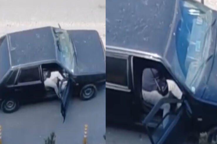 Bakıda qadını zorla qaçırdılar 