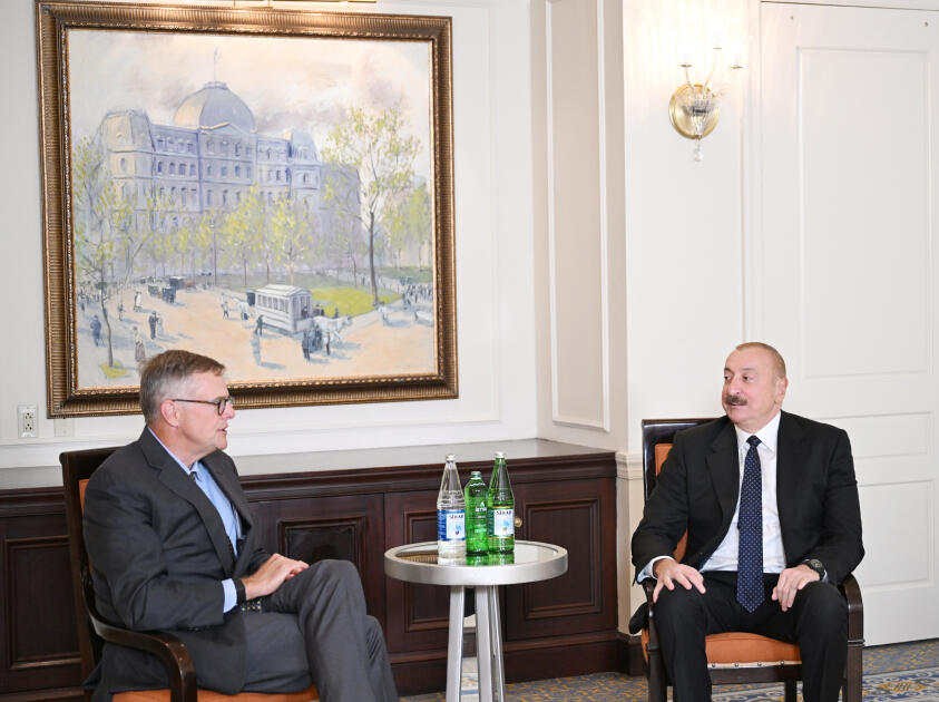 Prezident NyuYorkda &ldquo;Neuberger Berman&rdquo; şirkətinin sədri və baş icra&ccedil;ı direktoru ilə g&ouml;r&uuml;ş&uuml;b 