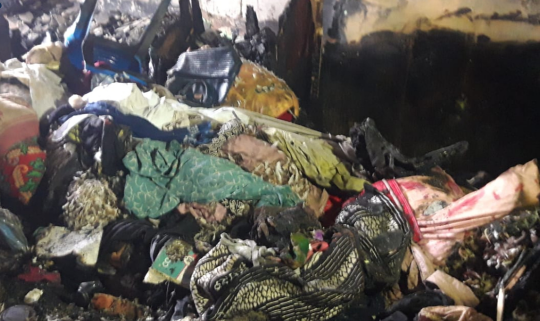 Xəstə qadın və anasını yanğından qonşular xilas etdi 