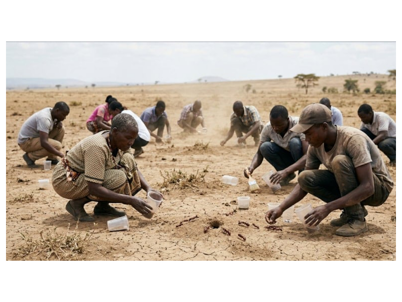 Bir qarışqa &uuml;&ccedil;&uuml;n 220 dollar verirlər  Hər kəs əlində stəkanla tutmağa &ccedil;alışır