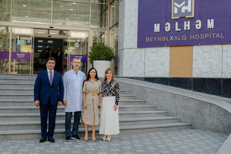 Leyla Əliyeva “Məlhəm Hospital”ı ziyarət edib 