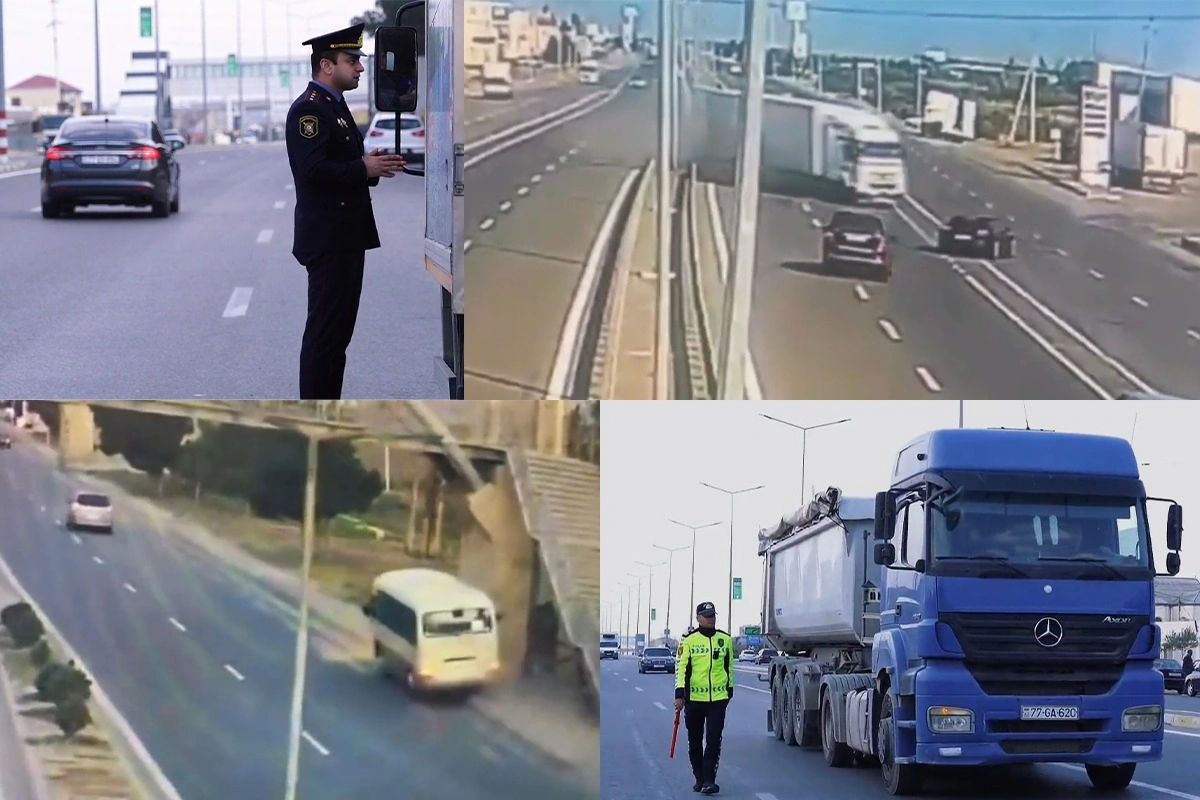 Yuxusuz s&uuml;r&uuml;c&uuml;lərin t&ouml;rətdikləri ağır qəzaların ANBAAN VİDEOsu