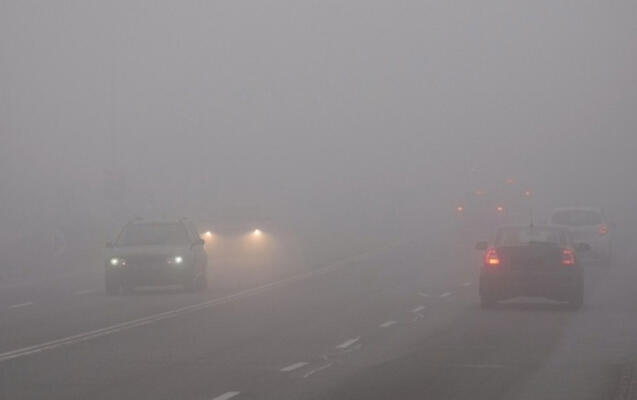 Sabah bəzi yollarda görmə məhdudlaşacaq