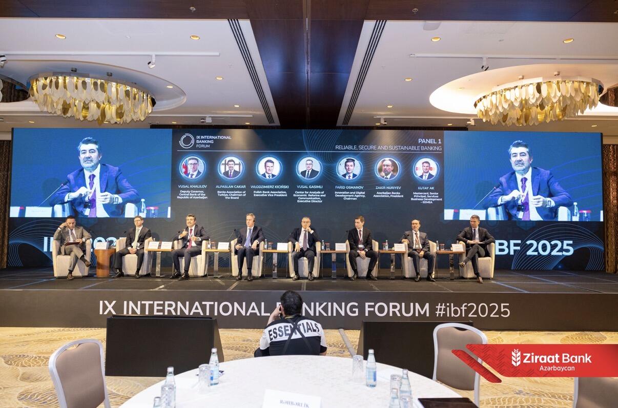 Ziraat Bank Azərbaycan IX Beynəlxalq Bank&ccedil;ılıq Forumunun tərəfdaşı və iştirak&ccedil;ısı olub!  FOTO