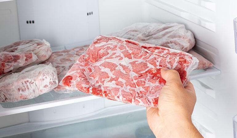 Dondurulmuş ət nə qədər m&uuml;ddət saxlanıla bilər?