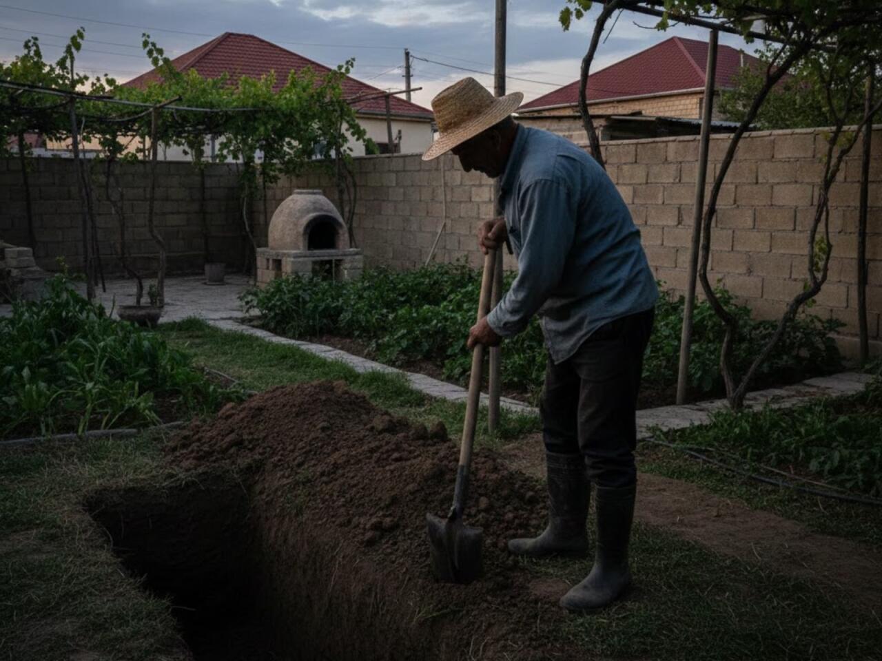 Ev sahibini basdırıb, &uuml;st&uuml;ndə it damı tikdi  Xa&ccedil;mazda dəhşətli qətl