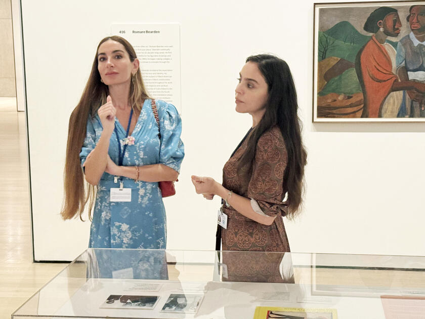 Leyla Əliyeva və Arzu Əliyeva NyuYorkdakı M&uuml;asir İncəsənət Muzeyində olublar  FOTO