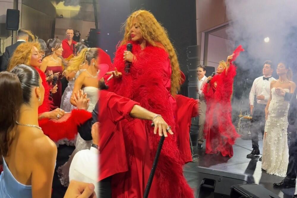 Ulduzlar Zeynəb Xanlarovanın nəvəsinin toyunda 