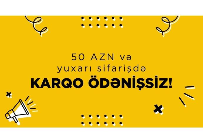 Trendyol 50 manatdan yuxarı sifarişlərdə çatdırılmanı pulsuz etdi