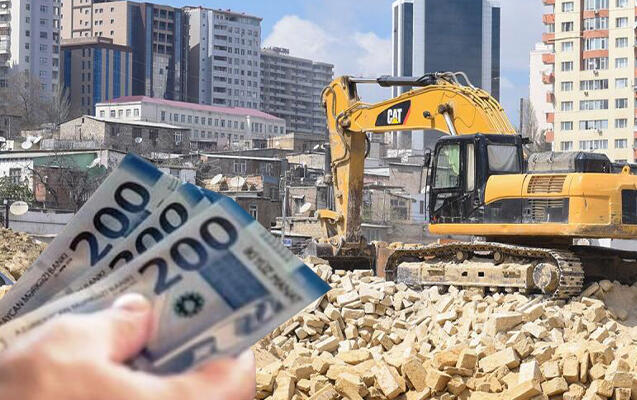 Həmin ərazidə s&ouml;k&uuml;nt&uuml; başlayır  Kvadratına 2500 manat